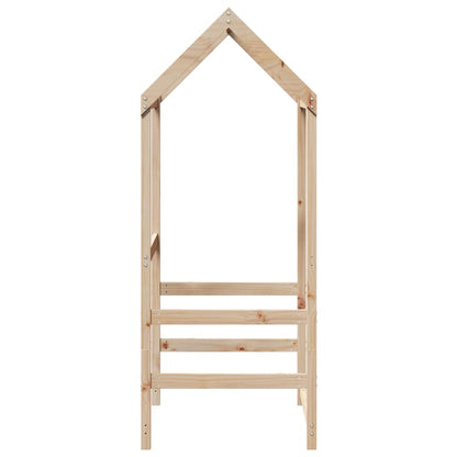 Kids' Bed Roof 118x70x176.5 cm Solid Wood Pine