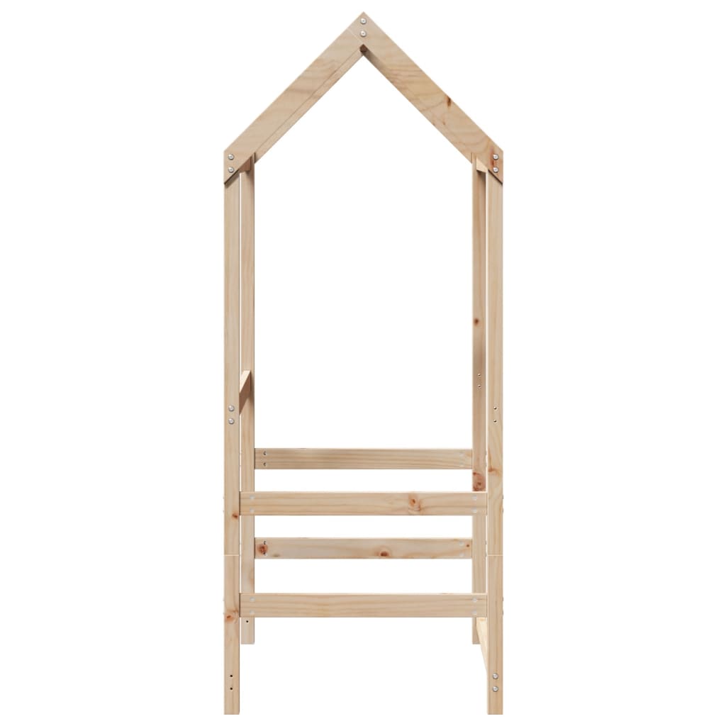 Kids' Bed Roof 108x70x176.5 cm Solid Wood Pine