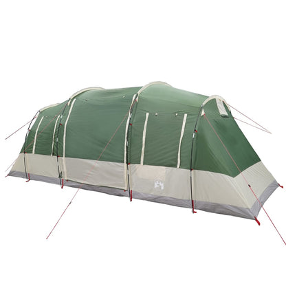 Camping Tent Tunnel 4-Person Green Waterproof