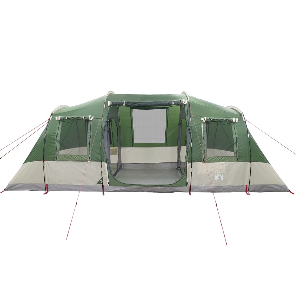 Camping Tent Tunnel 4-Person Green Waterproof