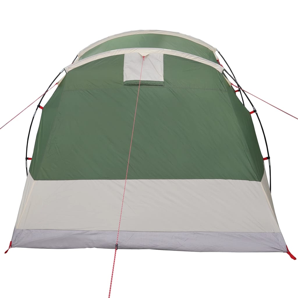 Camping Tent Tunnel 4-Person Green Waterproof