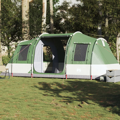 Camping Tent Tunnel 4-Person Green Waterproof