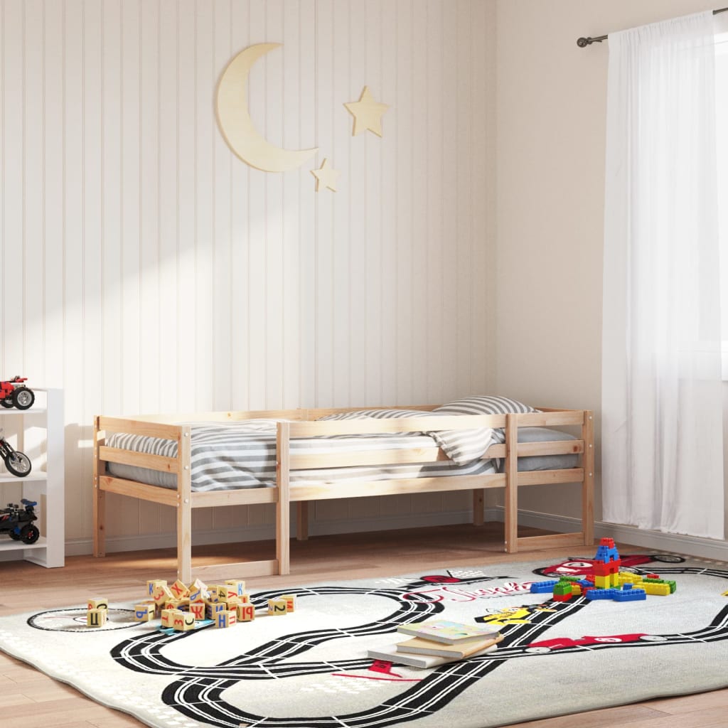 Kids' Bed Frame without Mattress 80x200 cm Solid Wood Pine