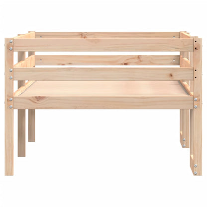 Kids' Bed Frame without Mattress 80x200 cm Solid Wood Pine