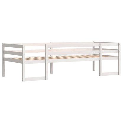 Kids' Bed Frame White 80x200 cm Solid Wood Pine