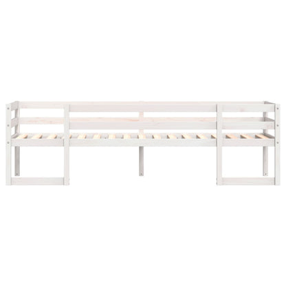 Kids' Bed Frame White 80x200 cm Solid Wood Pine