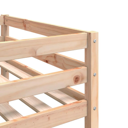 Kids' Bed Frame without Mattress 90x200 cm Solid Wood Pine