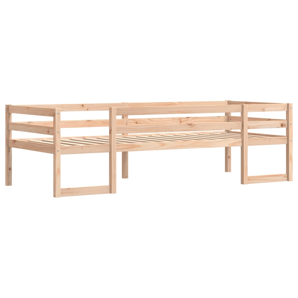 Kids' Bed Frame without Mattress 75x190 cm Small Single Solid Wood Pine