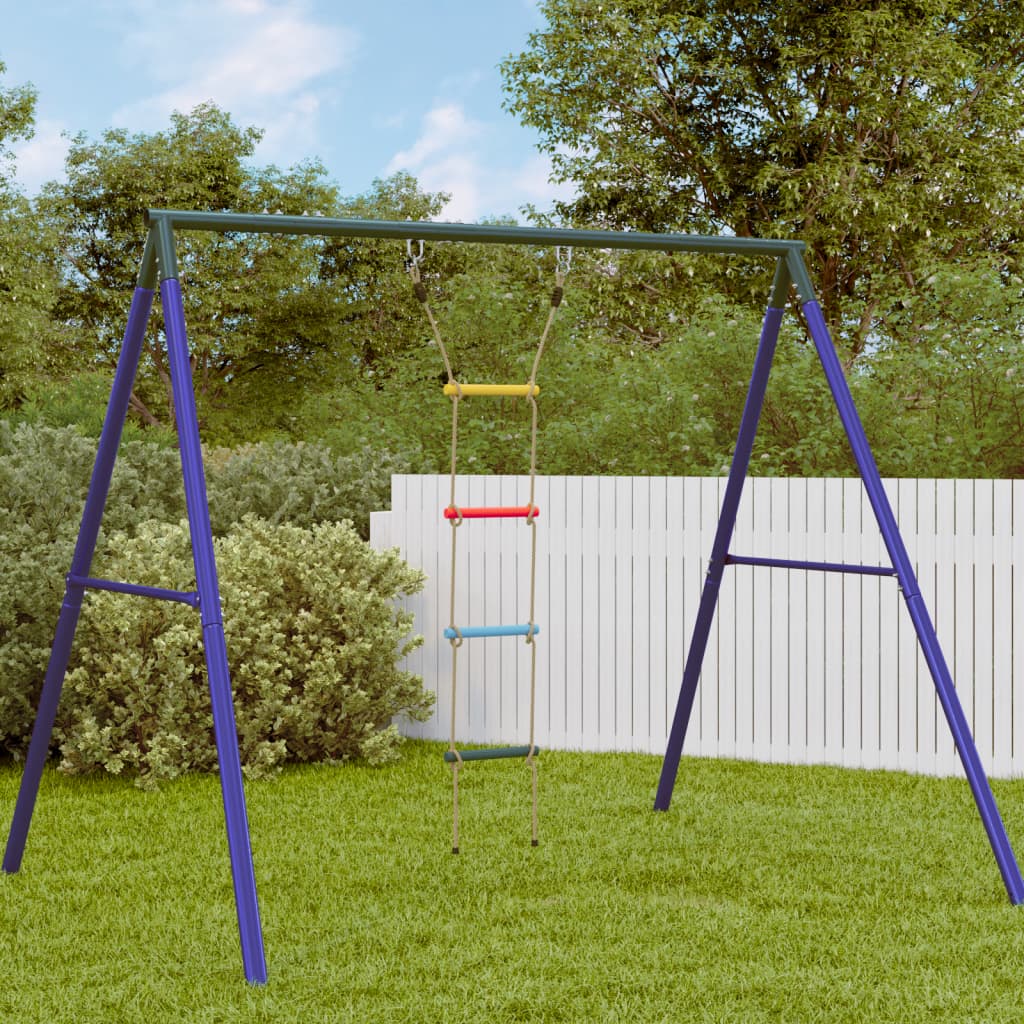 Rope Ladder for Kids with 4 Rungs Multicolour