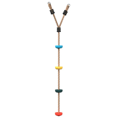 Disc Rope Swing for Kids with 4 Treads Multicolour