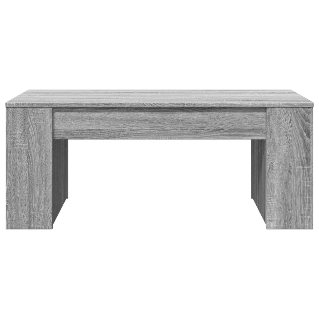 Coffee Table Grey Sonoma 102x55x42 cm Engineered Wood