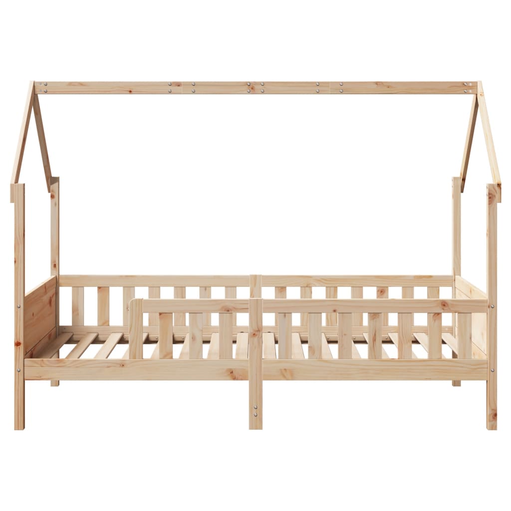 Kids' House Bed Frame 90x200 cm Solid Wood Pine