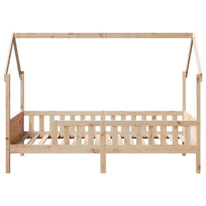 Kids' House Bed Frame 90x200 cm Solid Wood Pine