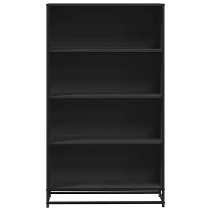 Bookcase Black 80.5x35x139 cm Engineered Wood