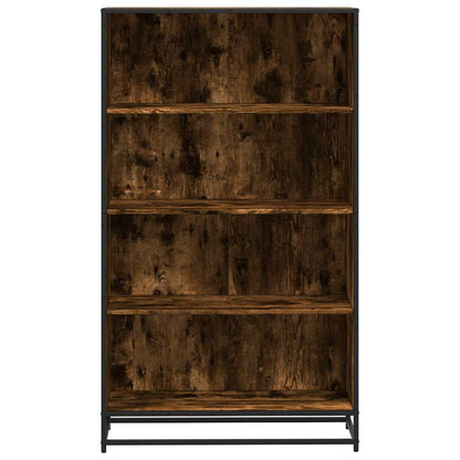 Bookcase Smoked Oak 80.5x35x139 cm Engineered Wood