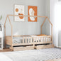 Kids Bed Frame with Drawers without Mattress 80x200 cm Solid Wood