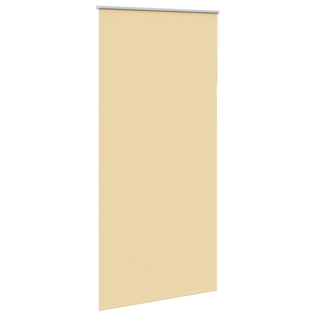 Roller Blind Blackout Beige 95x210 cm Fabric Width 90.7 cm Polyester