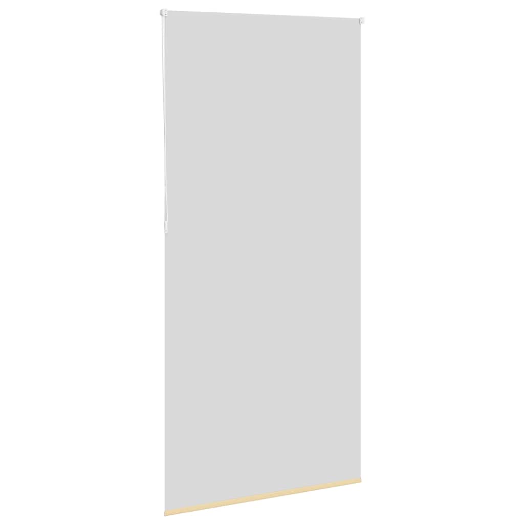 Roller Blind Blackout Beige 115x210 cm Fabric Width 110.7 cm Polyester