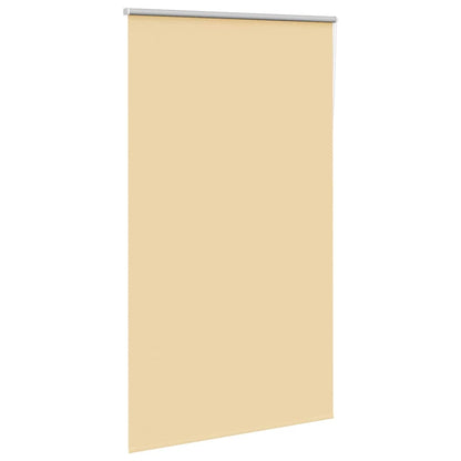 Roller Blind Blackout Beige 120x210 cm Fabric Width 116.6 cm Polyester