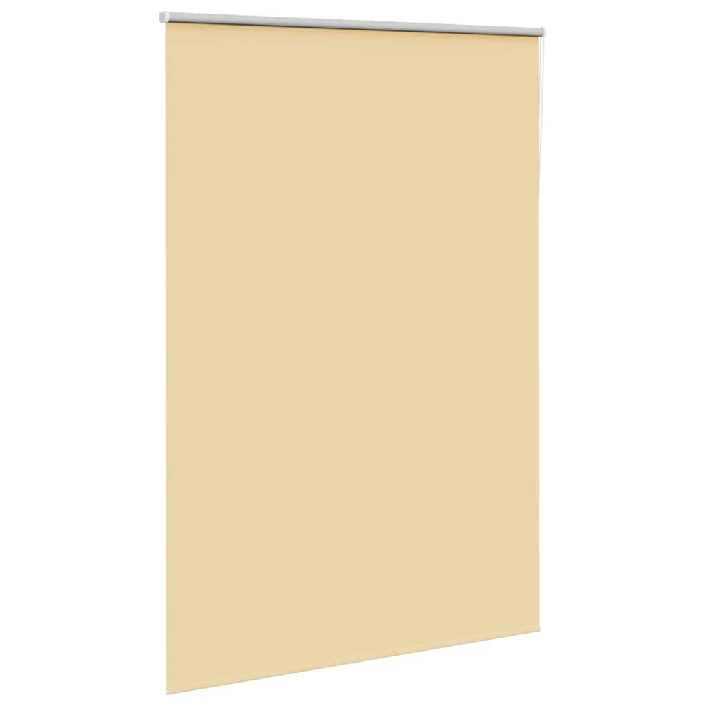 Roller Blind Blackout Beige 145x210 cm Fabric Width 141.6 cm Polyester