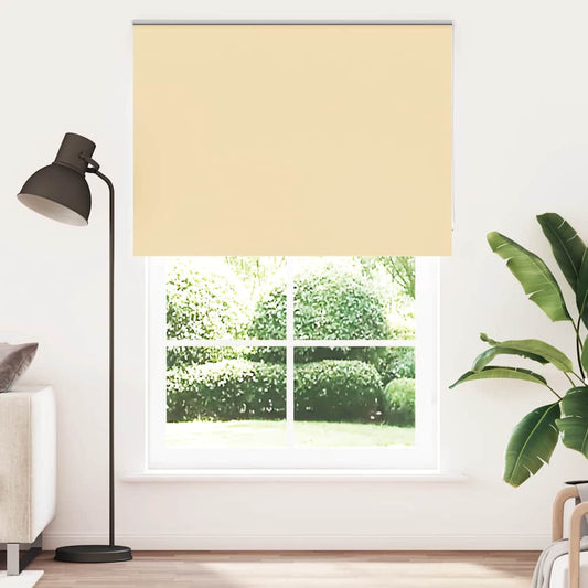 Roller Blind Blackout Beige 145x210 cm Fabric Width 141.6 cm Polyester