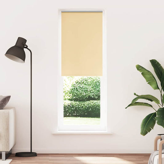 Roller Blind Blackout Beige 65x230 cm Fabric Width 60.7 cm Polyester