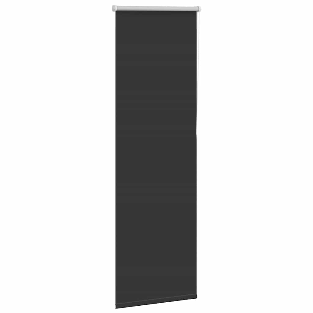 Roller Blind Blackout Black 55x130 cm Fabric Width 50.7 cm Polyester