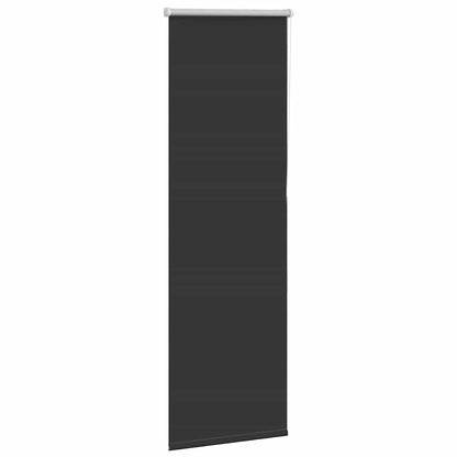 Roller Blind Blackout Black 55x130 cm Fabric Width 50.7 cm Polyester