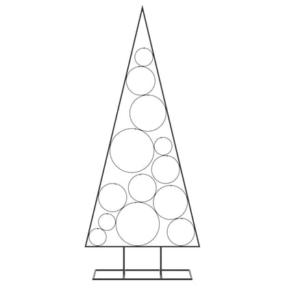 Metal Christmas Tree for Decoration Black 150 cm