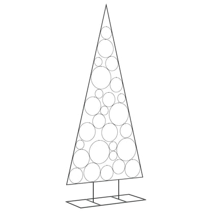 Metal Christmas Tree for Decoration Black 210 cm