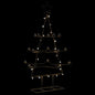 Metal Christmas Tree for Decoration Black 105 cm