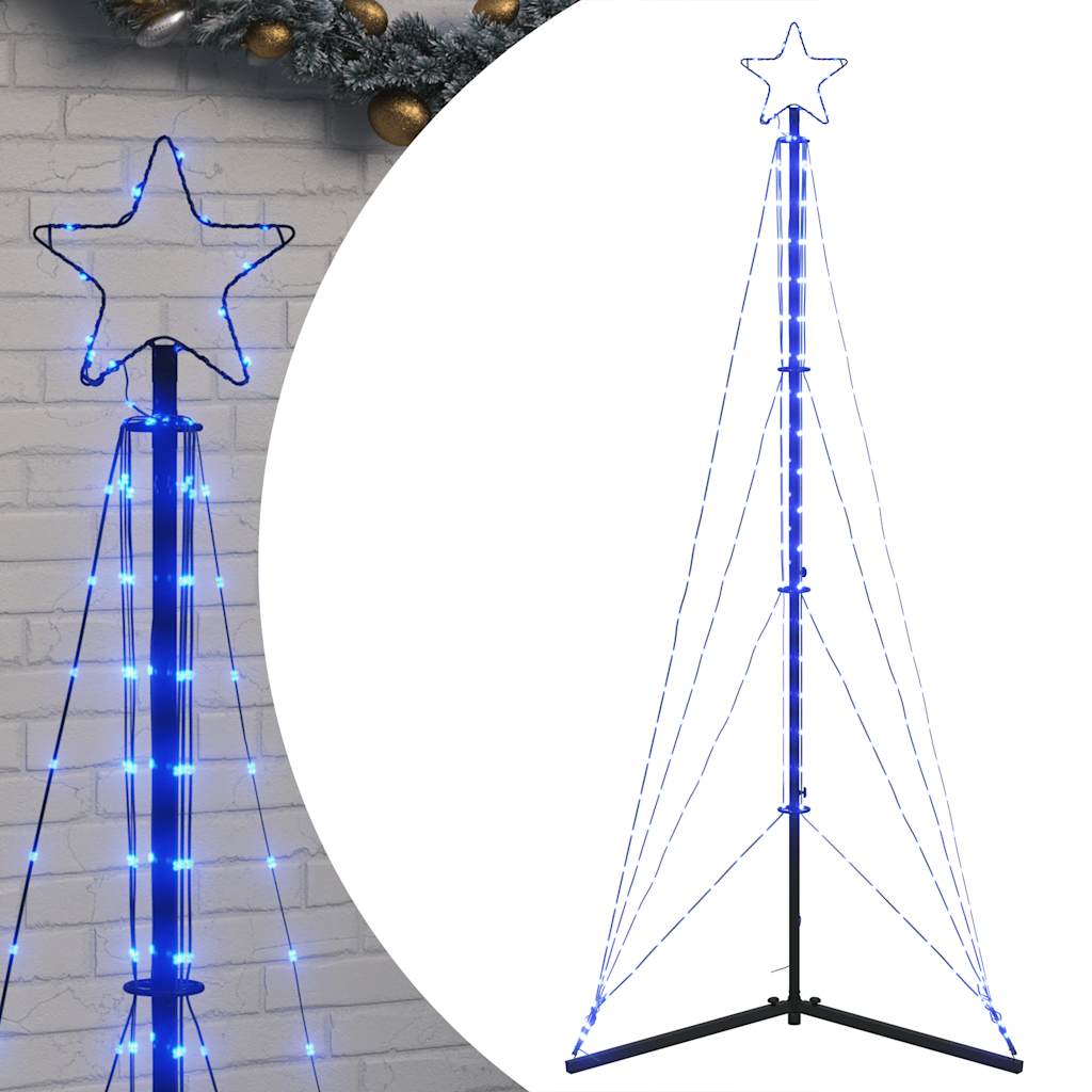 Christmas Tree Light 363 LEDs Blue 182 cm