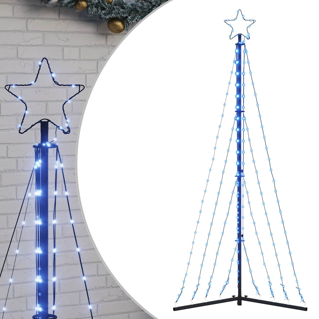 Christmas Tree Light 339 LEDs Blue 187 cm