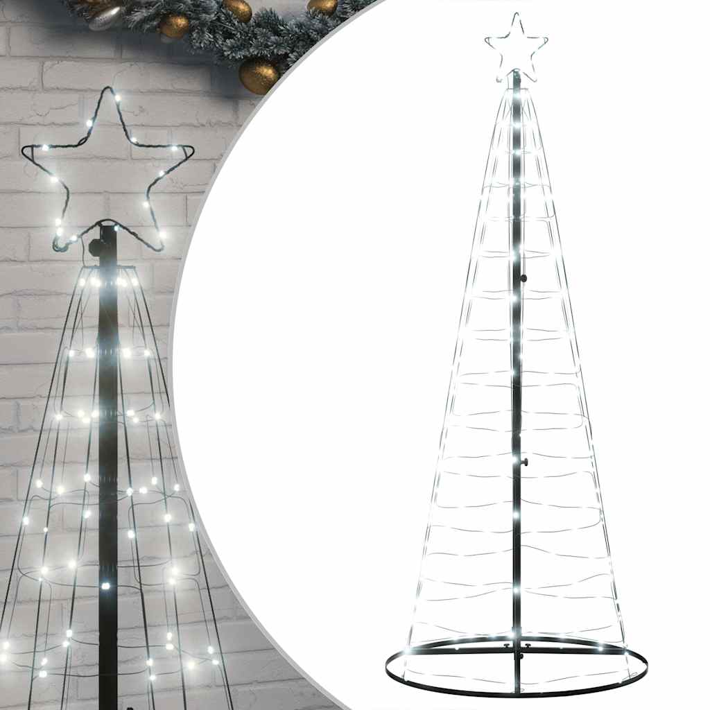 Christmas Tree Light Cone 200 LEDs Cold White 182 cm