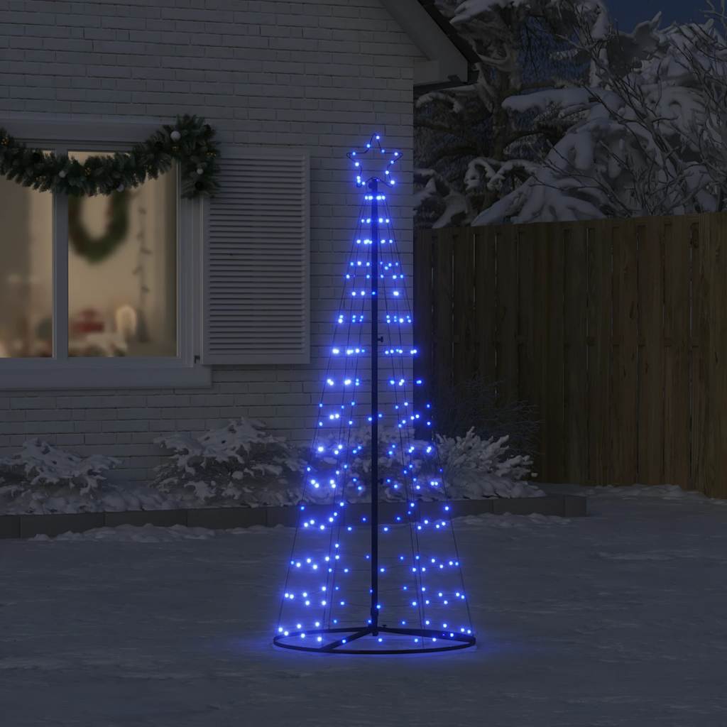 Christmas Tree Light Cone 200 LEDs Blue 182 cm