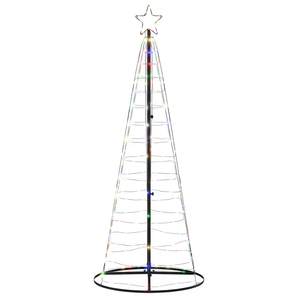 Christmas Tree Light Cone 200 LEDs Colorful 182 cm