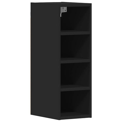 Hanging Cabinet Black 20x29.5x60 cm Engineered Wood