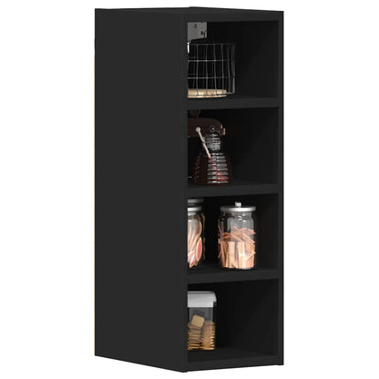 Hanging Cabinet Black 20x29.5x60 cm Engineered Wood