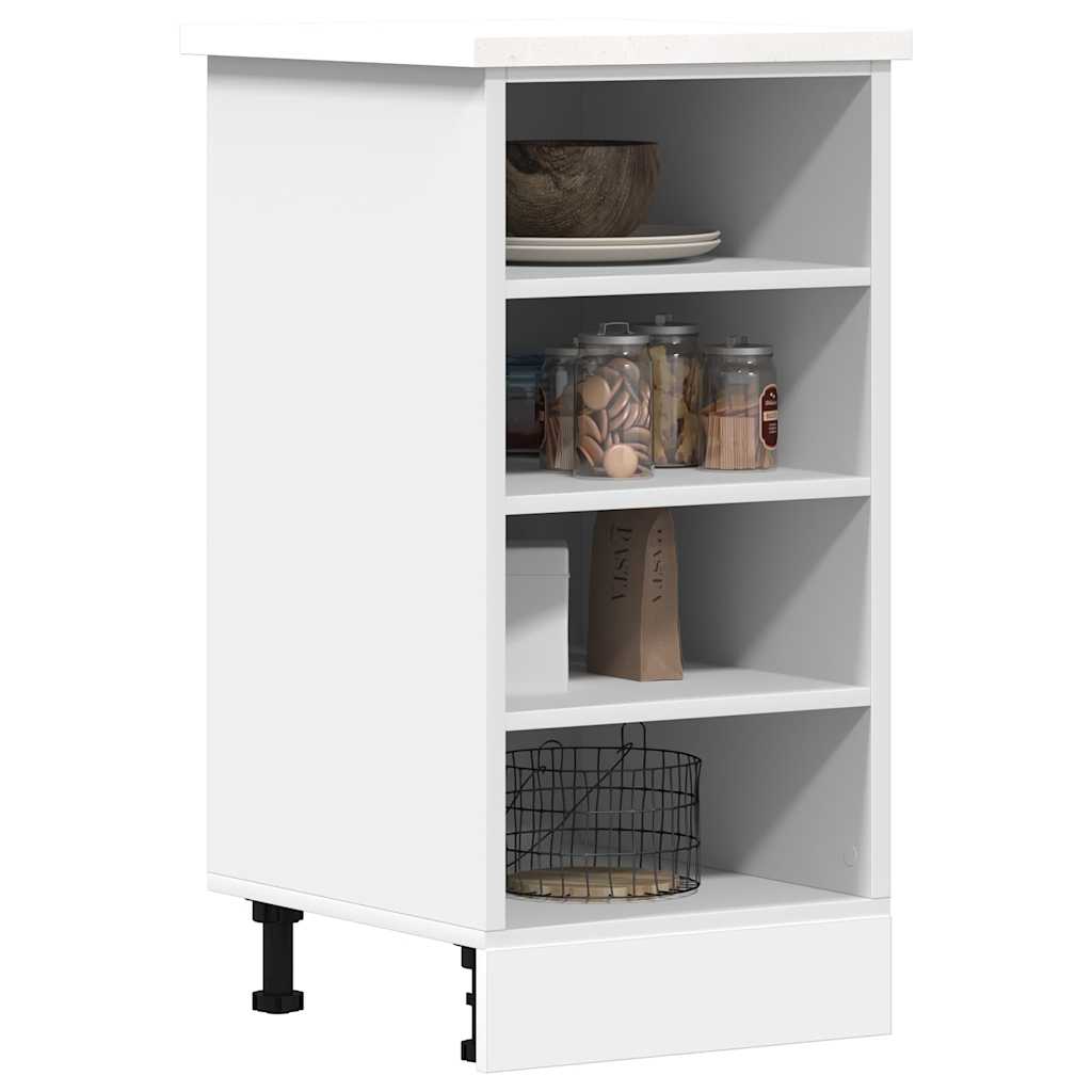 Bottom Cabinet White 40x44.5x81.5 cm Engineered Wood