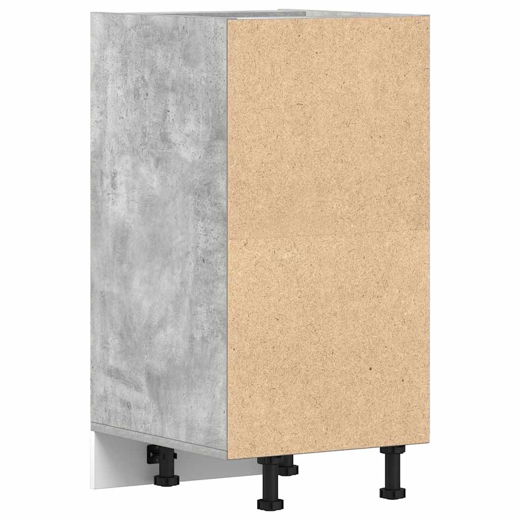 Bottom Cabinet Concrete Grey 40x44.5x81.5 cm Engineered Wood