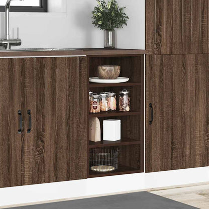 Bottom Cabinet Brown Oak 40x44.5x81.5 cm Engineered Wood