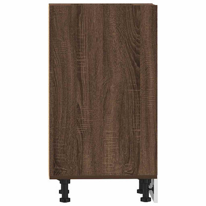 Bottom Cabinet Brown Oak 40x44.5x81.5 cm Engineered Wood