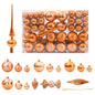 Christmas Baubles 98 pcs Copper Ø3/4/6 cm