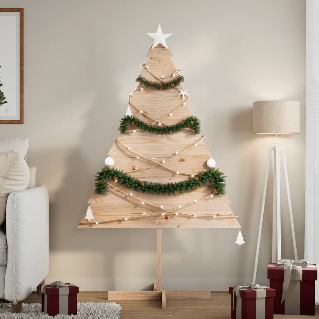 Wooden Christmas Tree for Decoration 150 cm Solid Wood