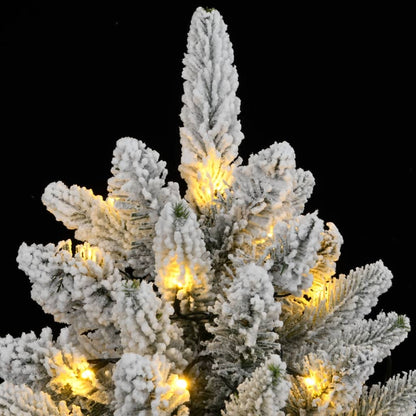 Artificial Christmas Tree 300 LEDs and Flocked Snow 210 cm