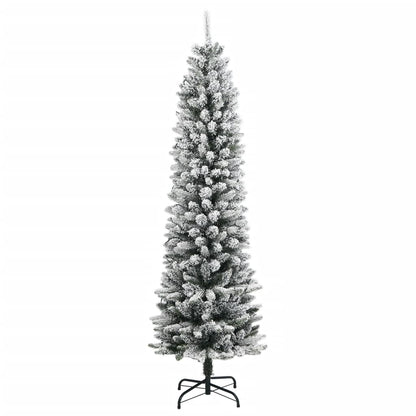 Artificial Christmas Tree 150 LEDs and Flocked Snow 150 cm