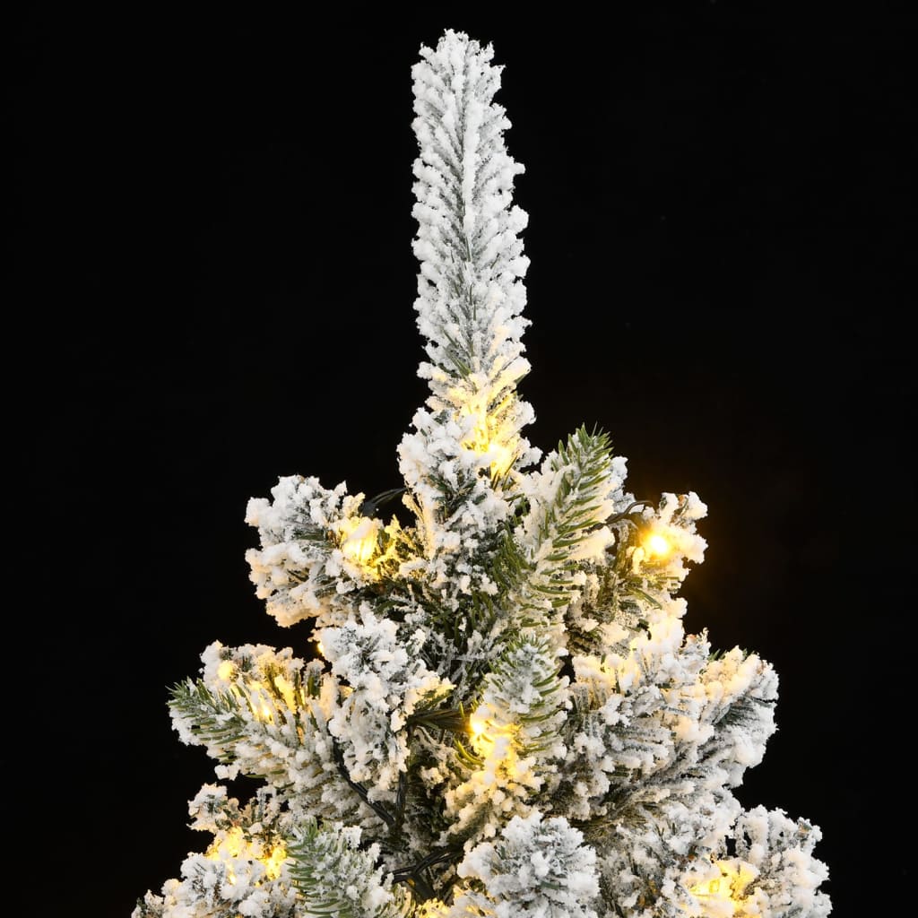 Artificial Christmas Tree 300 LEDs and Flocked Snow 180 cm