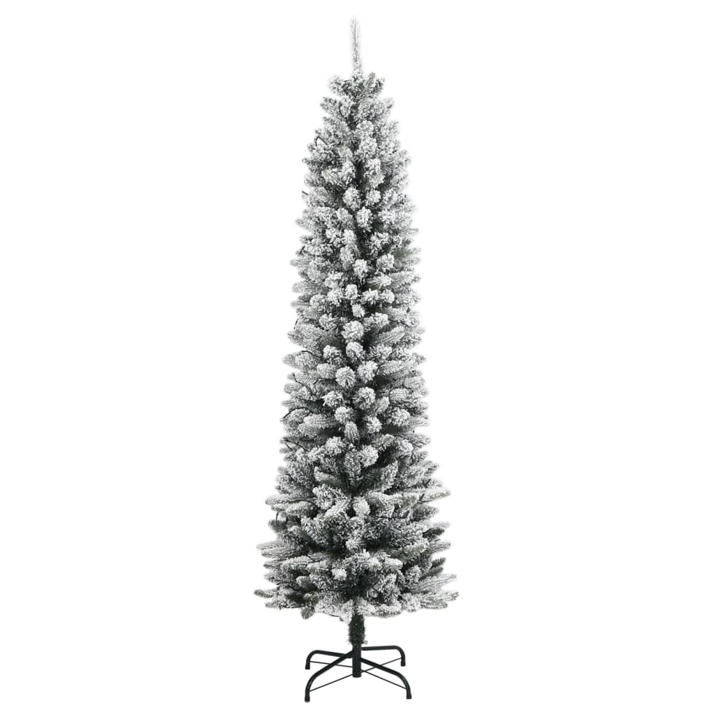 Artificial Christmas Tree 300 LEDs and Flocked Snow 210 cm