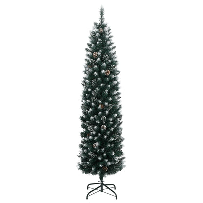 Artificial Slim Christmas Tree 150 LEDs 120 cm