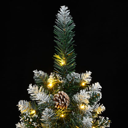 Artificial Slim Christmas Tree 150 LEDs 120 cm